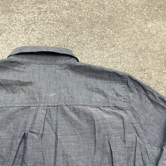 J.Crew Pop Over Chambray Tunic Shirt Womens XXS Petie Blue Long Sleeve Casual - Picture 4 of 13